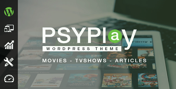 PsyPlay WordPress Movies, TV Shows and Articles Theme